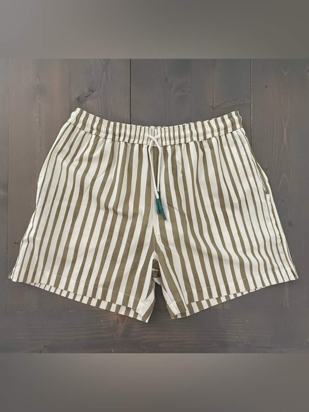 Tombolo ‘Striper’ Swim Trunks Size M
